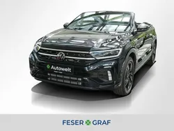 Deep black perleffekt schwarz Gebraucht 2024 VW T-Roc Cabriolet R-line Cabrio | 32.420 € (Superpreis)