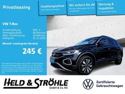 Deep black perleffekt Gebraucht 2025 VW T-Roc Goal SUV | 27.820 € (Superpreis)