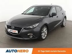 Grau Gebraucht 2015 Mazda 3 Sports-Line Limousine | 12.390 € (Fairer Preis)