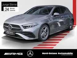 Grau metalliclack mountaingrau metallic Gebraucht 2024 Mercedes A180 AMG Limousine | 30.990 € (Fairer Preis)