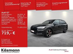 Schwarz Gebraucht 2022 Audi Q7 S-Line SUV | 64.930 € (Teuer)
