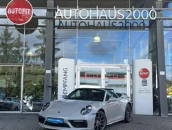 Racetrackgrey/kreide/crayon/ch Gebraucht 2021 Porsche 911 Carrera 4 Cabriolet Cabrio | 117.850 € (Superpreis)
