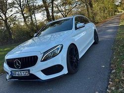 Weiß Gebraucht 2015 Mercedes C250 AMG line Kombi | 16.200 € (Fairer Preis)