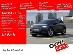 Mythosschwarz metallic Gebraucht 2022 Audi Q4 e-tron Advanced SUV | 25.850 € (Fairer Preis)