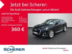 Mythosschwarz metallic Gebraucht 2024 Audi Q3 Sportback S-Line SUV | 38.290 € (Fairer Preis)