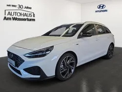 Atlas white / sol Gebraucht 2024 Hyundai i30 N Line Kombi | 27.999 € (Fairer Preis)