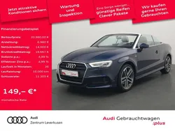 Kosmosblau Gebraucht 2017 Audi A3 Cabriolet S-Line Cabrio | 20.980 € (Fairer Preis)