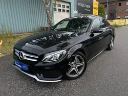 Schwarz Gebraucht 2017 Mercedes C200 AMG line Limousine | 19.999 € (Fairer Preis)
