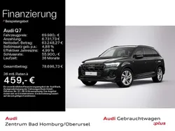 Mythosschwarz metallic Gebraucht 2024 Audi Q7 S-Line SUV | 69.980 € (Superpreis)