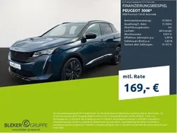 Celebes blau (metallic) Gebraucht 2023 Peugeot 3008 GT SUV | 27.490 € (Etwas zu teuer)