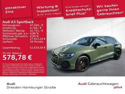 Distriktgrün metallic Gebraucht 2025 Audi A3 Sportback e-tron S-Line Kleinwagen | 46.450 €