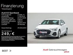 Weiß Gebraucht 2024 Audi A3 Sportback Business Limousine | 30.488 € (Superpreis)