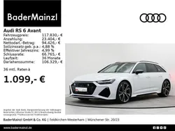 Gletscherweiß metallic Gebraucht 2024 Audi RS6 Ambiente Kombi | 116.330 € (Superpreis)