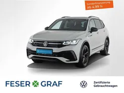 Oryxweiß perlmutteffekt Gebraucht 2024 VW Tiguan Allspace R-line SUV | 42.780 € (Fairer Preis)