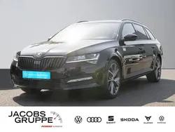 Schwarz Gebraucht 2022 Skoda Superb SportLine Kombi | 27.930 € (Guter Preis)