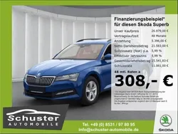 Blau Gebraucht 2023 Skoda Superb Ambition Kombi | 26.979 € (Superpreis)