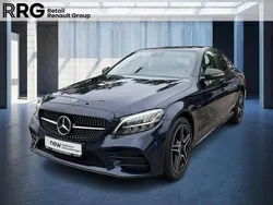 Blau Gebraucht 2021 Mercedes C300e AMG line Limousine | 30.989 € (Guter Preis)
