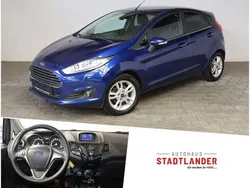 Blau Gebraucht 2015 Ford Fiesta Titanium Kleinwagen | 5.990 € (Fairer Preis)