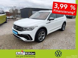 Pure white Gebraucht 2022 VW Tiguan Allspace R-line SUV | 35.990 € (Fairer Preis)