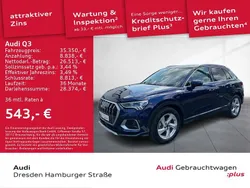 Navarrablau metallic Gebraucht 2024 Audi Q3 Advanced SUV | 35.350 € (Guter Preis)
