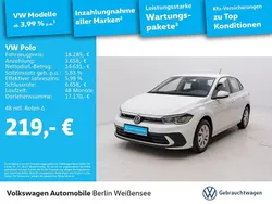 Weiß Gebraucht 2022 VW Polo Life Limousine | 18.289 € (Guter Preis)