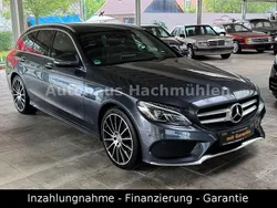Grau Gebraucht 2016 Mercedes C220 AMG line Limousine | 15.900 € (Superpreis)