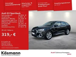 Mythosschwarz metallic Gebraucht 2024 Audi Q3 Sportback S-Line SUV | 36.950 € (Superpreis)