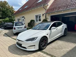 Weiß Gebraucht 2023 Tesla Model S Plaid Limousine | 79.700 € (Etwas zu teuer)