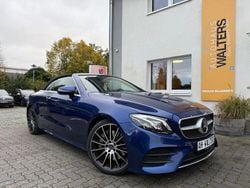 Brillantblau (metallic) Gebraucht 2019 Mercedes E350 AMG Cabrio | 39.885 € (Etwas zu teuer)