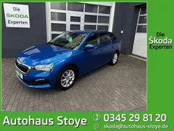Raceblau metallic Gebraucht 2020 Skoda Scala Ambition Kleinwagen | 18.099 € (Fairer Preis)
