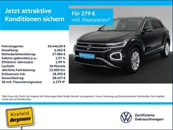 Schwarz / deep black Gebraucht 2023 VW T-Roc Style SUV | 33.446 € (Etwas zu teuer)