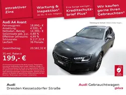 Monsungrau metallic Gebraucht 2018 Audi A4 Sport Kombi | 18.890 € (Fairer Preis)