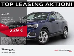 Navarrablau metallic Gebraucht 2024 Audi Q3 Advanced Plus SUV | 38.430 € (Guter Preis)