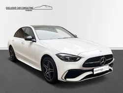 Weiß Gebraucht 2023 Mercedes C300e AMG line Limousine | 48.990 € (Etwas zu teuer)