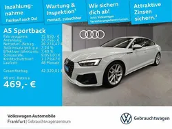 Weiß Gebraucht 2022 Audi A5 Sportback S-Line Limousine | 35.850 € (Superpreis)