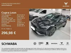 Midnight schwarz metallic Gebraucht 2022 Cupra Leon VZ Kombi | 26.370 € (Fairer Preis)