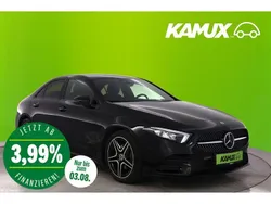 Nachtschwarz unilack Gebraucht 2022 Mercedes A180 AMG line Limousine | 26.900 € (Fairer Preis)