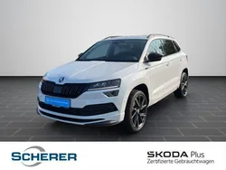 Moonweiß perleffekt Gebraucht 2022 Skoda Karoq SportLine SUV | 29.450 € (Etwas zu teuer)