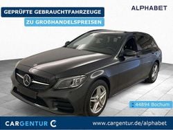 Graphitgrau Gebraucht 2021 Mercedes C220 AMG line Kombi | 20.407 € (Superpreis)