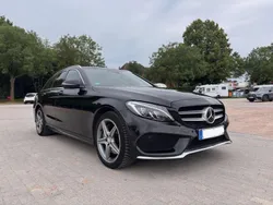 Schwarz Gebraucht 2015 Mercedes C250 AMG line Kombi | 20.900 € (Fairer Preis)