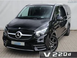 Obsidianschwarz Gebraucht 2022 Mercedes V220 AMG line Van / Kleinbus | 46.960 € (Guter Preis)
