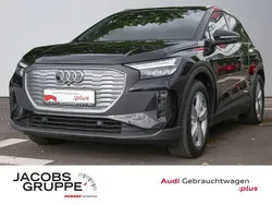 Mythosschwarz metallic Gebraucht 2022 Audi Q4 e-tron Basis SUV | 27.930 € (Etwas zu teuer)