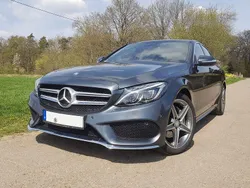 Grau Gebraucht 2015 Mercedes C200 AMG line Limousine | 17.700 € (Fairer Preis)