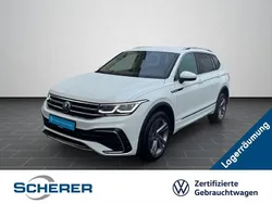Pure white Gebraucht 2024 VW Tiguan Allspace R-line SUV | 37.990 € (Guter Preis)