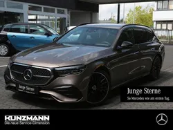 Metalliclack samtbraun Gebraucht 2024 Mercedes E450 AMG Kombi | 64.950 € (Superpreis)