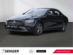 Lack obsidianschwarz Gebraucht 2021 Mercedes E300 AMG line Limousine | 41.770 € (Etwas zu teuer)