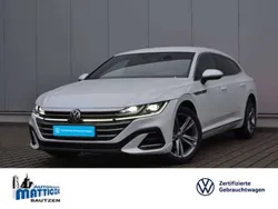 Oryxweiß perlmutteffekt Gebraucht 2021 VW Arteon R-line Kombi | 34.790 € (Fairer Preis)