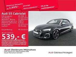 Mythosschwarz metallic/verdeck Gebraucht 2022 Audi S5 Cabriolet Sport Cabrio | 45.458 € (Superpreis)