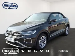 Schwarz Gebraucht 2022 VW T-Roc Cabriolet Style Cabrio | 30.990 € (Fairer Preis)
