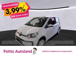 Weiß Gebraucht 2021 VW up! move up! Kleinwagen | 10.443 € (Fairer Preis)